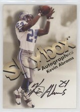 1998 Skybox Premium Autographics Black Kevin Abrams Auto 11pj