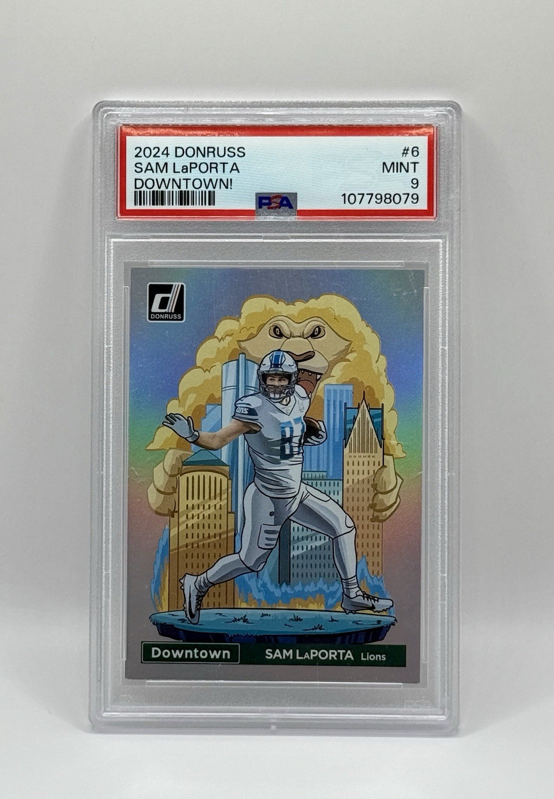 2024 PANINI DONRUSS DOWNTOWN! #6 SAM LAPORTA PSA 9