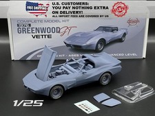 125 1976 Greenwood Gt Corvette Rare Wide C3 Vette Premium Resin Kit With Engine
