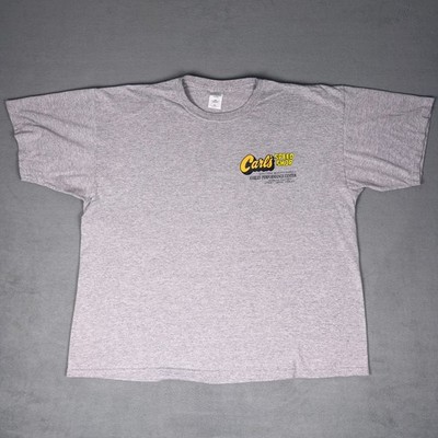 Y2K Carl's Speed Shop Daytona Beach Harley T-Shirt Gray Pin Up Biker Mens XXL