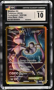 Mewtwo EX (Full Art) 103/108 XY Evolutions Holo Ultra Rare