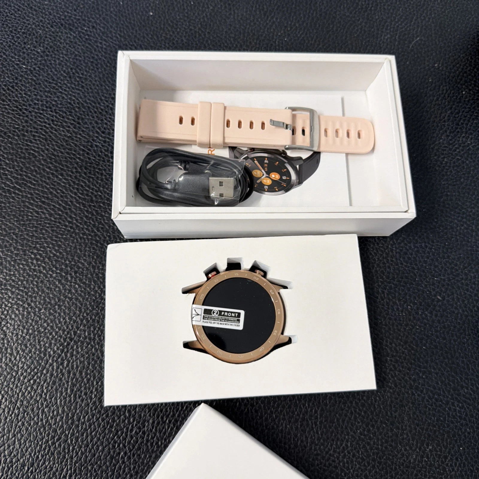 MISIRUN Smart Watch 1.71" Full Touch Fitness Tracker Heart Rate Monitor Message
