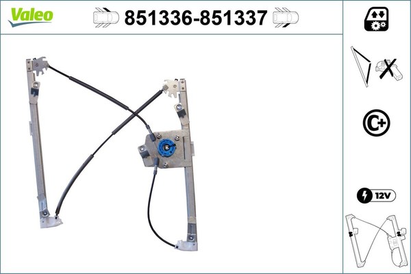 Fensterheber Valeo 851336 FüR Ford Max Jk Van Ecoboost Lpg Tdci-image