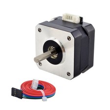 STEPPERONLINE Nema 17 Pancake Stepper Motor 26Ncm 30mm 3D Printer Extruder
