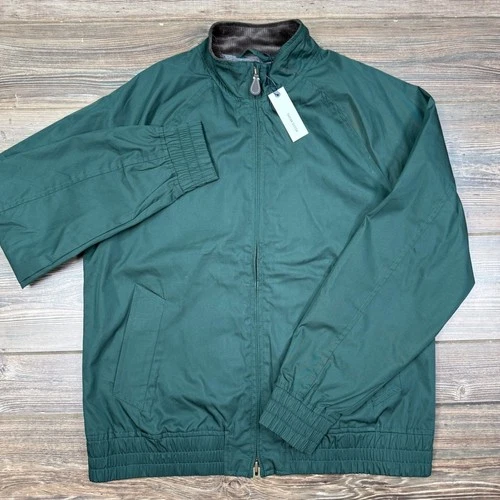 Taylor Stitch Mens Size 42 LARGE Dean Jacket Dark Spruce Twill Harrington NWT image 2