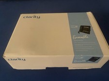 Clarity Ensemble captioned Telephone amplified caption phone black Clearcaption