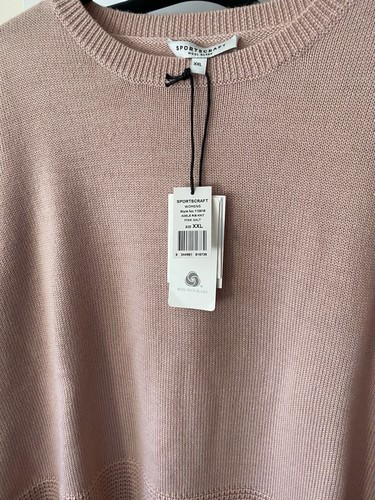 Sportscraft NWT Jumper Sz XXL Merino Wool Blend Ribbed Adele Rib Knit Jumper - Picture 3 of 9