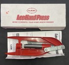 Lee Precision Cast Iron Breach Lock Hand Press - Red