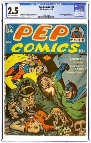 Pep Comics #34 CGC 2.5 1942 4398038004
