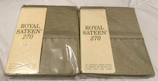ROYAL SATEEN 270 100 Egyptian Combed Cotton 4 PILLOWCASES NEW in PACKAGES