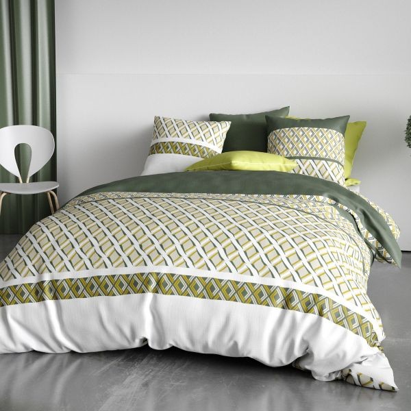 Parure de lit 240x260 cm Coton Nayaa pour une chambre style scandinave