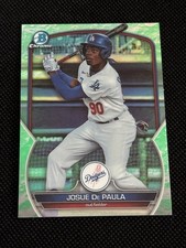 2023 Bowman Draft Josue De Paula Chrome Prospect Lunar Glow Refractor #BDC-132