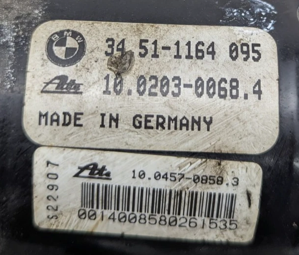 BMW 318Ti 318i 325i 328i 1992-1998 módulo de bomba ABS fabricante de equipos originales Foto 2 de 4