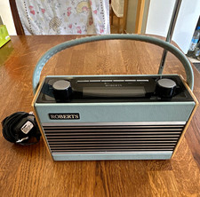 Roberts Rambler BT Blue Portable/Tabletop AM/FM Bluetooth Radio