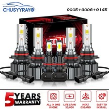 Para Fit Toyota Sienna 2006-2009-combo Led Faro Bombillas De Luces Antiniebla Para Fit Toyota Sienna 2006-2009-combo Led Faro Bombillas De Luces Antiniebla