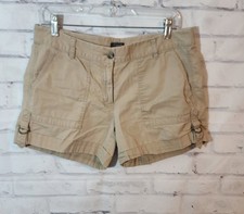 Ann Taylor Tan Buckle Accent Shorts Sz 6