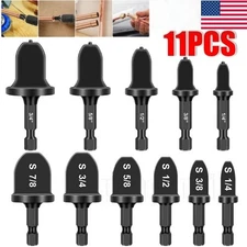 Copper Pipe Swaging/Flaring Drill Bit Set for HVAC & Refrigeration 11PC