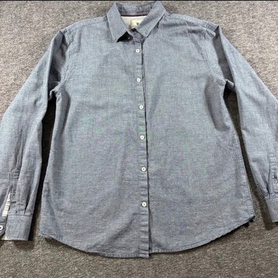 Steel & Jelly Mens XL Blue Long Sleeve Button Down Cotton Shirt