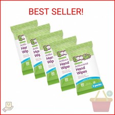 Boogie Antibacterial Hand Wipes by Boogie, Alcohol Free, Hypoallergenic and Mois