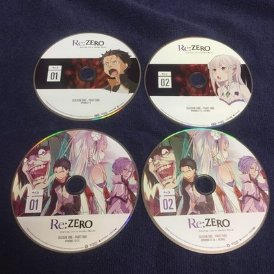 Re Zero Season 1 Blu-Ray Complete English Dub/Sub