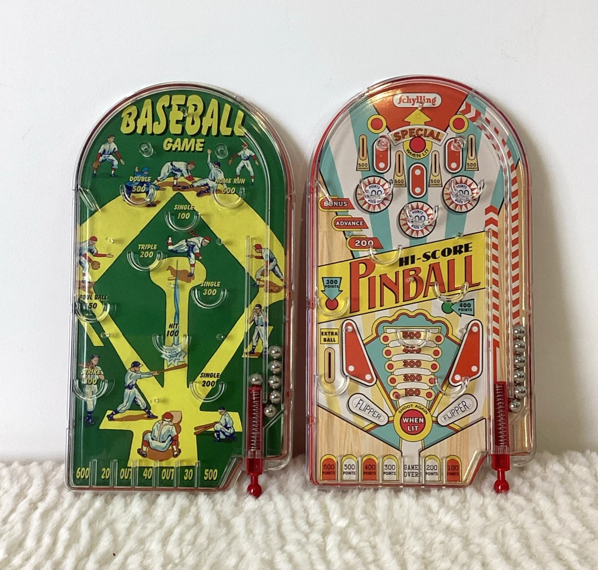 Baseball Pinball Game Indiana OTHER Vintage & Antique Toys for