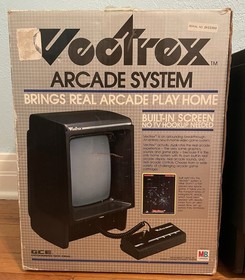 Vintage GCE Vectrex Console Boxed CIB 1982 Tested Working RARE Vector Graphics