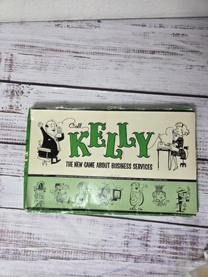 Vintage OBSCURE 1966 Kelly Temp.  Games For Industry Board Game Call KELLY