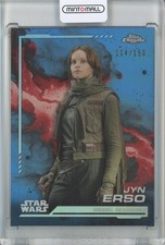 2024 Topps Chrome Star Wars Jyn Erso Base/Skywalker Blue Refractors/ 119 114/150