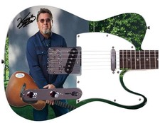 Vince Gill Signed Autographed Stunning Nature Graphics Photo Guitar ACOA