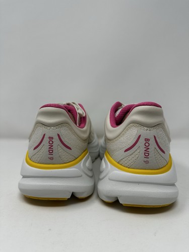 SZ 8.5 B HOKA ONE W BONDI 9 ALABASTER BIRCH 1162012 ALBST WOMENS NEW RUNNING - Picture 2 of 5