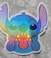 Stitch Eyes Cute Disney Sticker Holographic Disney Decal Water  Fade Proof