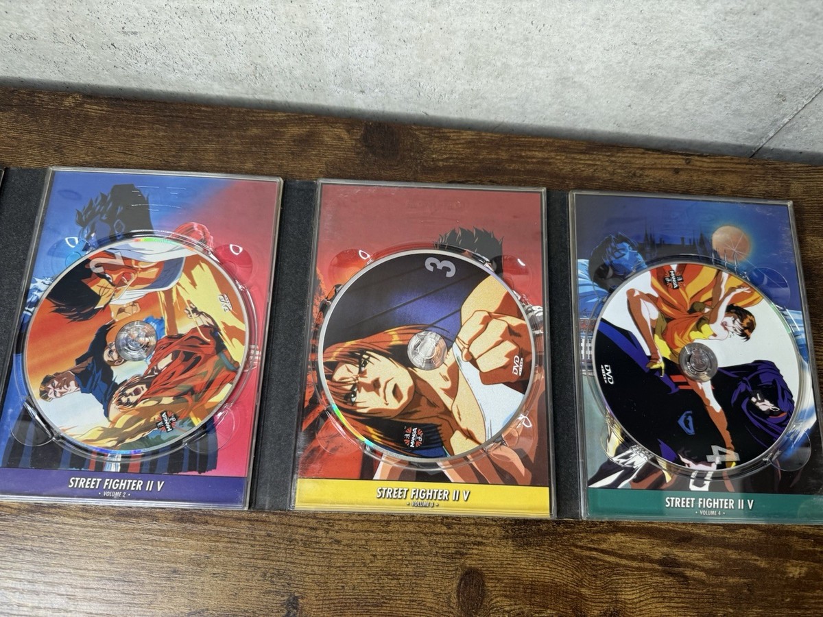 Street Fighter II V - The Collection (DVD, 2003, 4-Disc Set