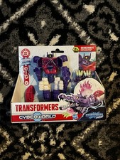 Transformers Cyber world Energon Surge Shockwave cambio rápido difícil de encontrar