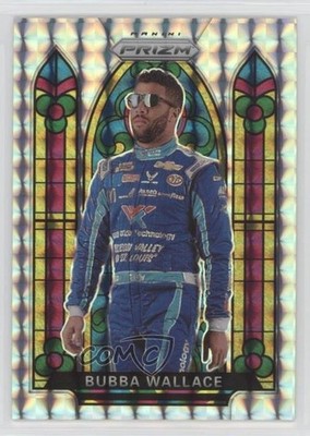 2020 Panini Prizm Stained Glass Silver Mosaic 110/199 Bubba Wallace #67 03pu