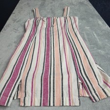 Forever 21 - Mini Dress - Tank Striped - Size S - Pink Stripes - Cotton Blend