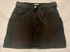 Girls Oshkosh B  gosh 12/12A Black Denim Skirt