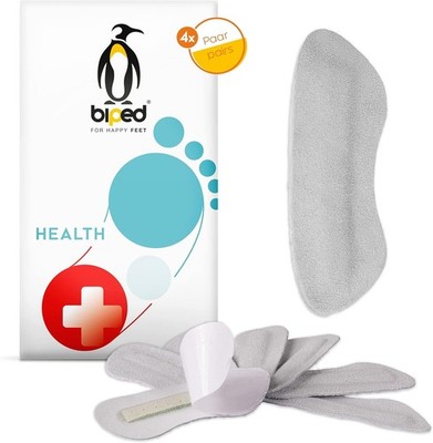 Biped HEALTH 4 Paar Anti Slip Fersenhalter Fersenpolster Fersenkissen selbstkleb