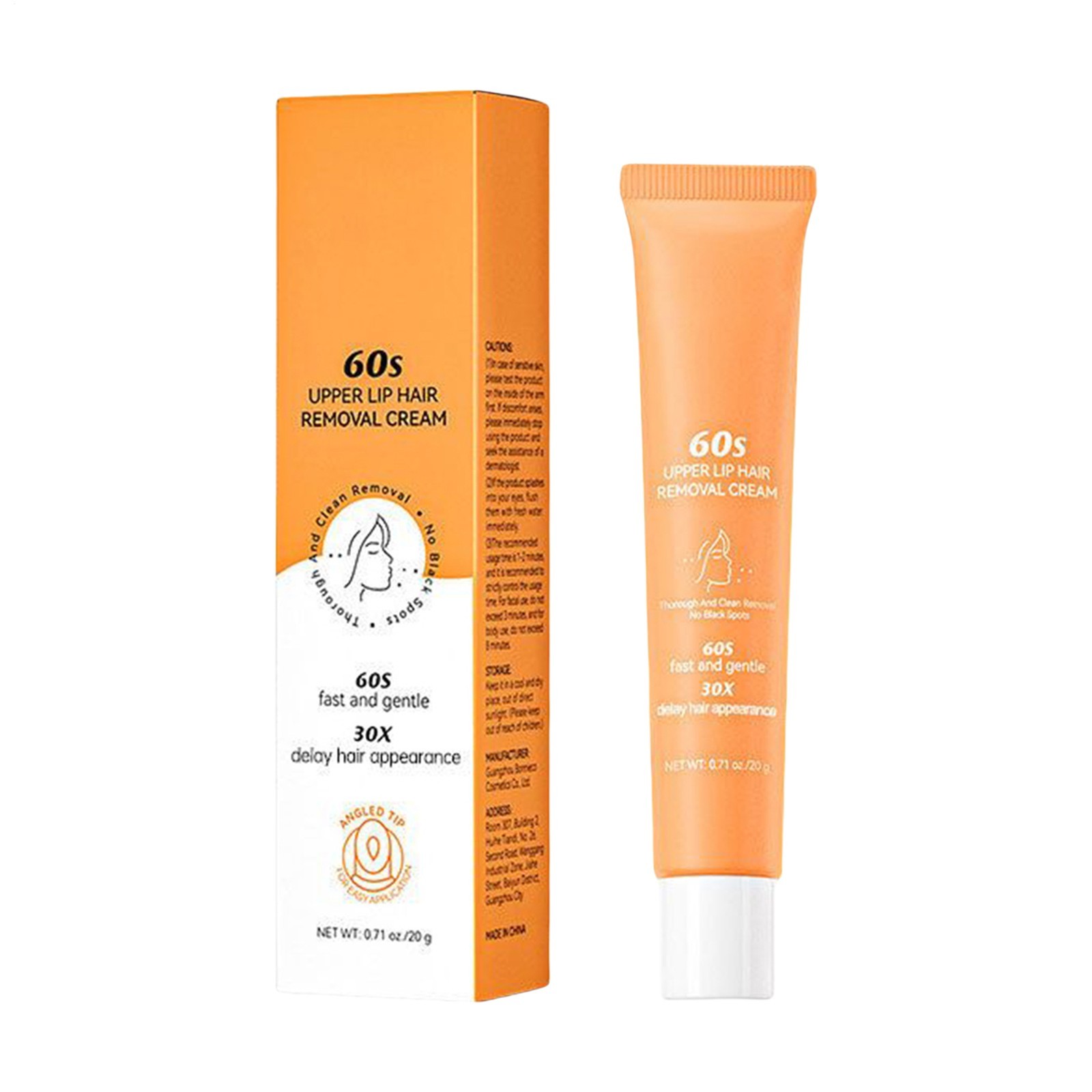 Facial Hair Removal For Women Painless Depilatory Cream For Smooth Skin