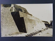 Piramide De Tenayuca Valley Of Mexico Vintage Real Photo Postcard RPPC 1940s