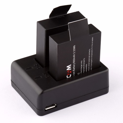 KIT 2 Batterie+charger SJCAM Actioncam Helmetcam M10 SJ4000 SJ8000 SJ9000 WIFI - Imagen 2 de 5