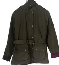 Hoggs Of Fife Cheltenham Shooting Country Women’s Walking Wax Jacket Sz 12 M