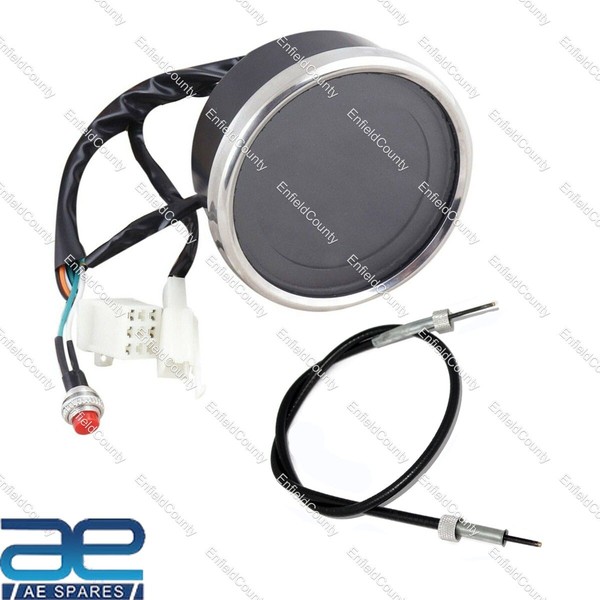 Digital Tachometer & Kabel FüR Royal Enfield Electra Klassisch 350 Standard Neu-image