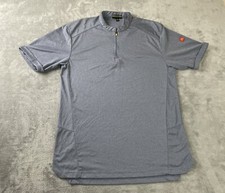 McDonalds 1/4 Zip Band Polo Shirt Mens Medium-R Employee Work Apparel Collection