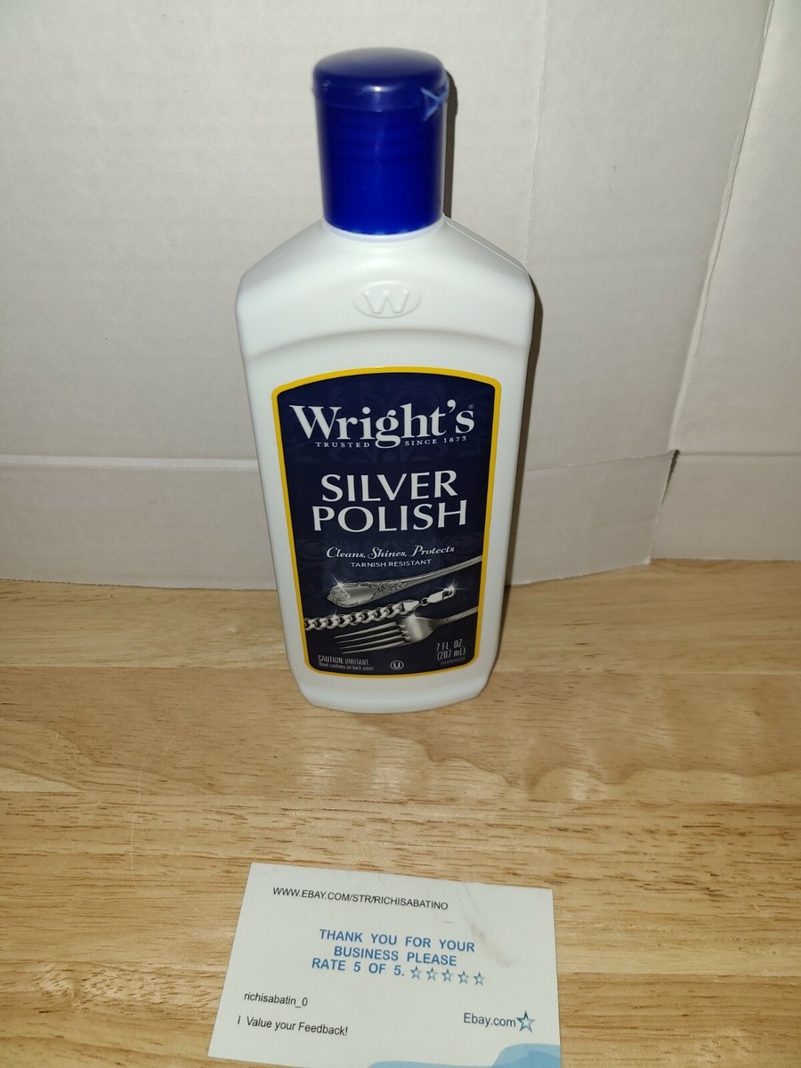 Wright's Anti Tarnish Sterling silver, Silver Plate, Polish Cleaner oz