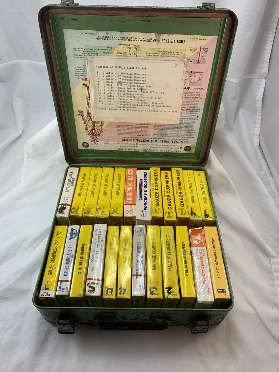 Antique first 2024 aid kit