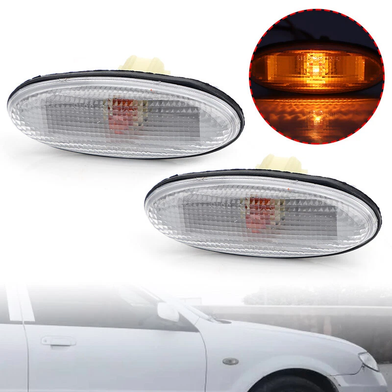 2X Fender Side Marker Turn Signal Light for Mazda 323 626 MPV RX7 Escape Premacy - Image 3 of 4
