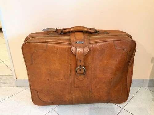 Valigia a Trolley in Pelle Vintage Stradellina | eBay