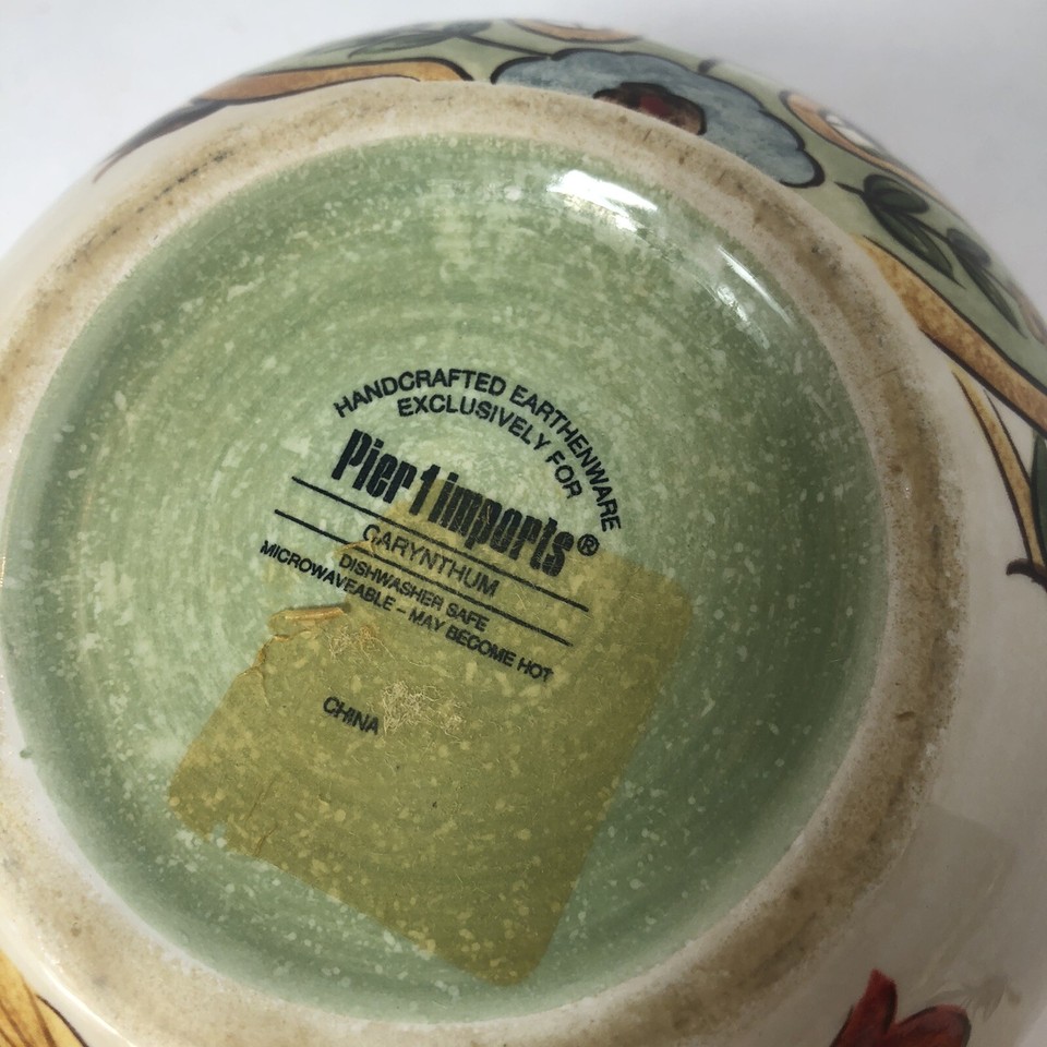 Pier 1 Imports Bowls 6" Lot Set of 3 Carynthum Soup Cereal READ eBay