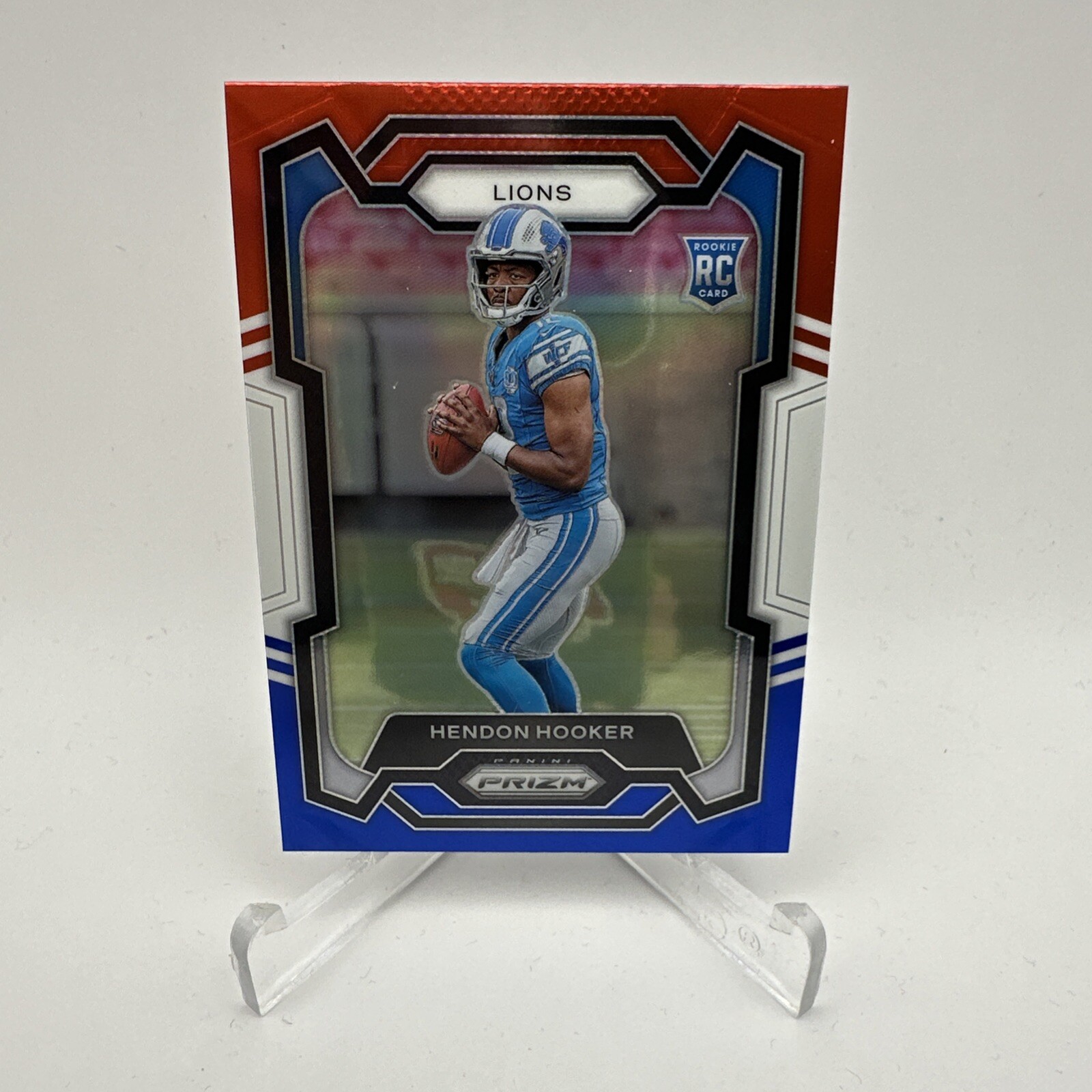 Hendon Hooker 2023 Panini Prizm Red White Blue Prizm RC #329