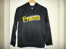 Youth Majestic Pittsburgh Pirates MLB Fleece Performance Hoodie